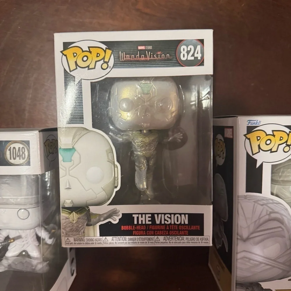 Marvel Moon Knight And The Vision Funko Pop Lot White Costume Funko Lot (ALL 3)